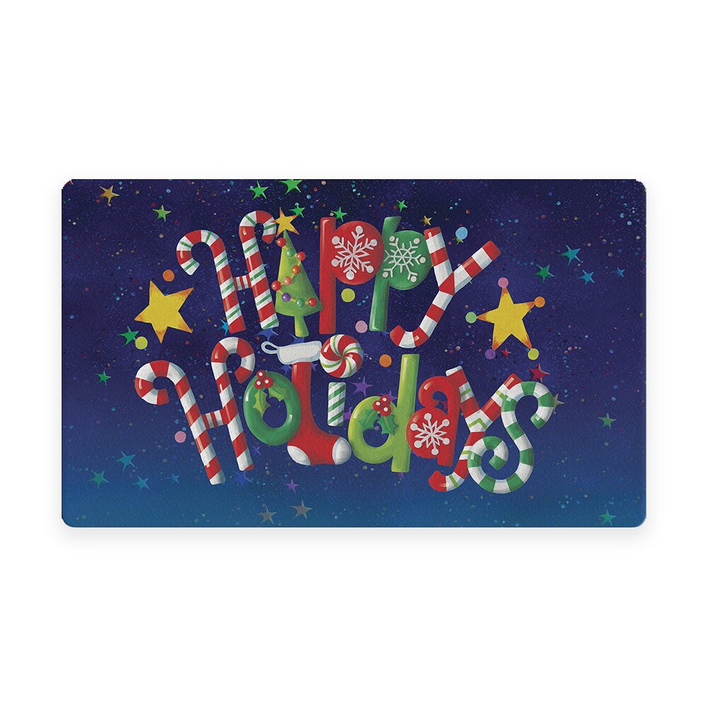 Happy Holidays Door Mat (18 x 30") Michaels