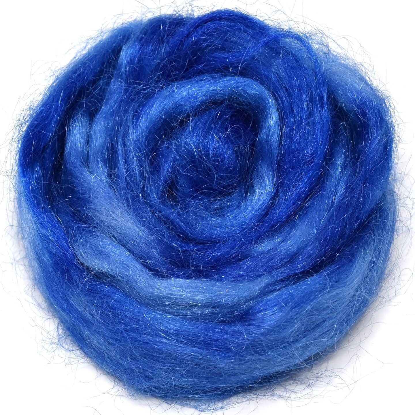 FIRESTAR Nylon Fiber for Spinning, Blending, Dyeing, Felting and Doll Making. Trilobal Nylon Combed Top