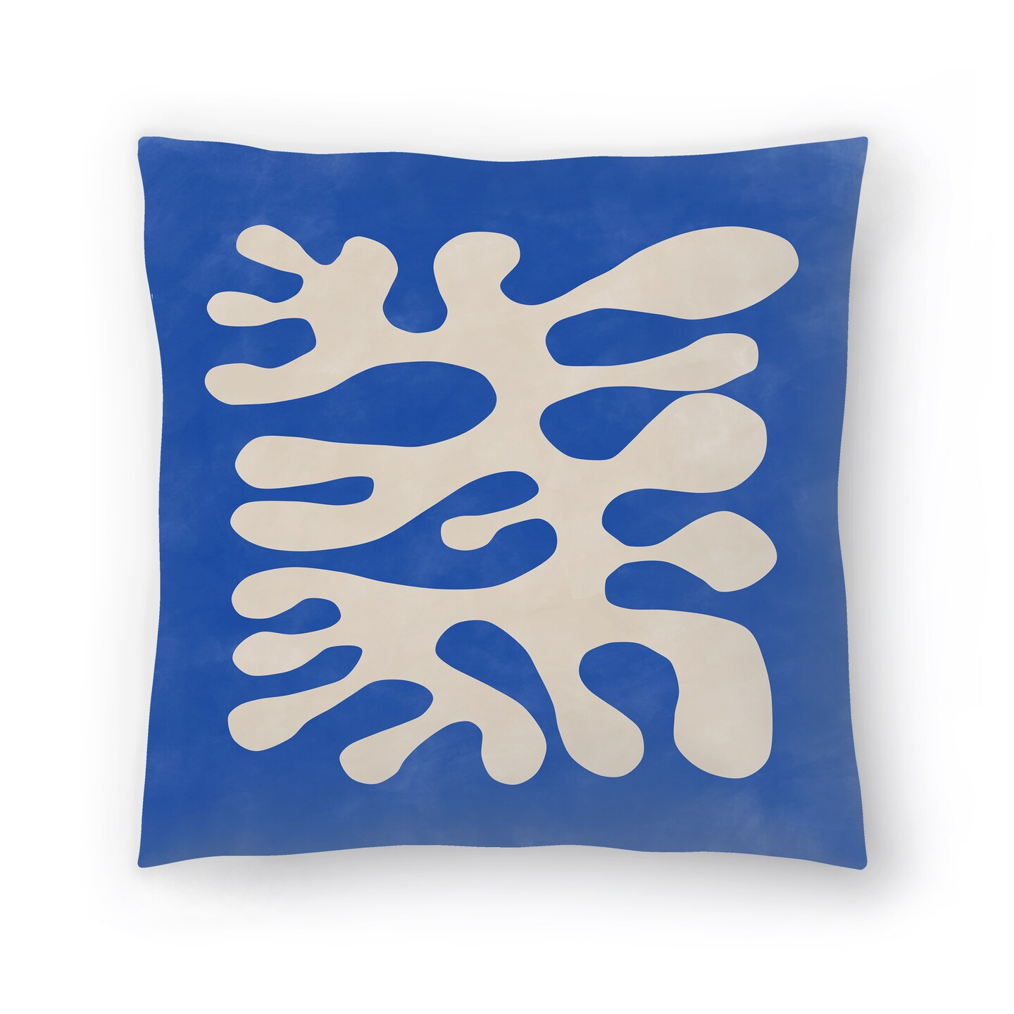 Royal blue discount and white pillows