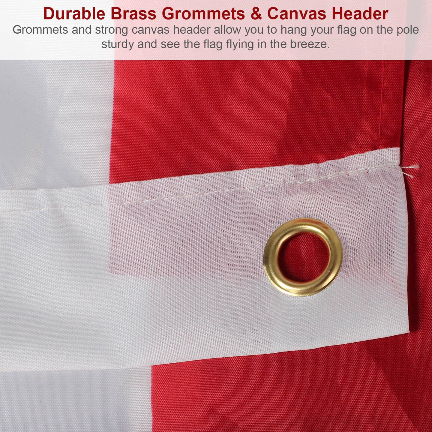 3 x 5 Ft American US Flags | Vivid Color and UV Fade Resistant | Double Stitched Canvas Header - 4Pcs