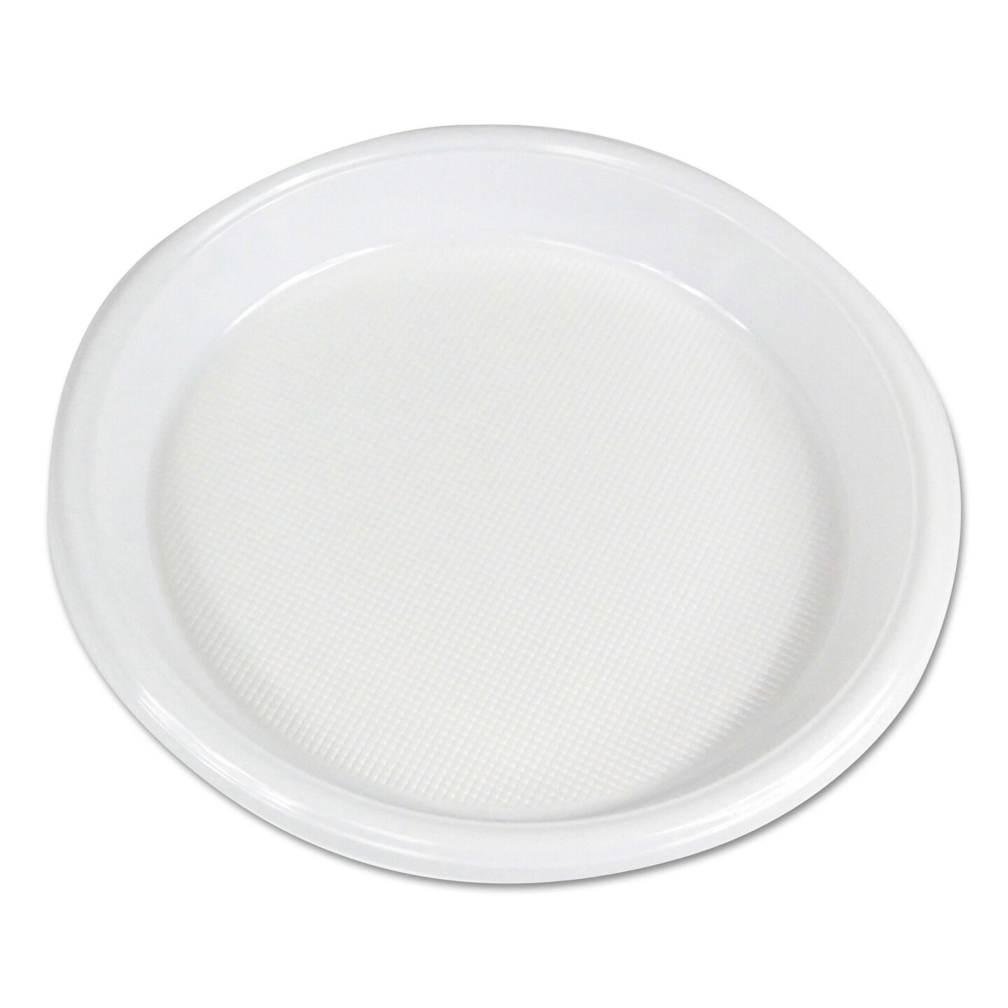 Boardwalk Hi-Impact Plastic Dinnerware, Plate, 10 Diameter, White, 500-carton