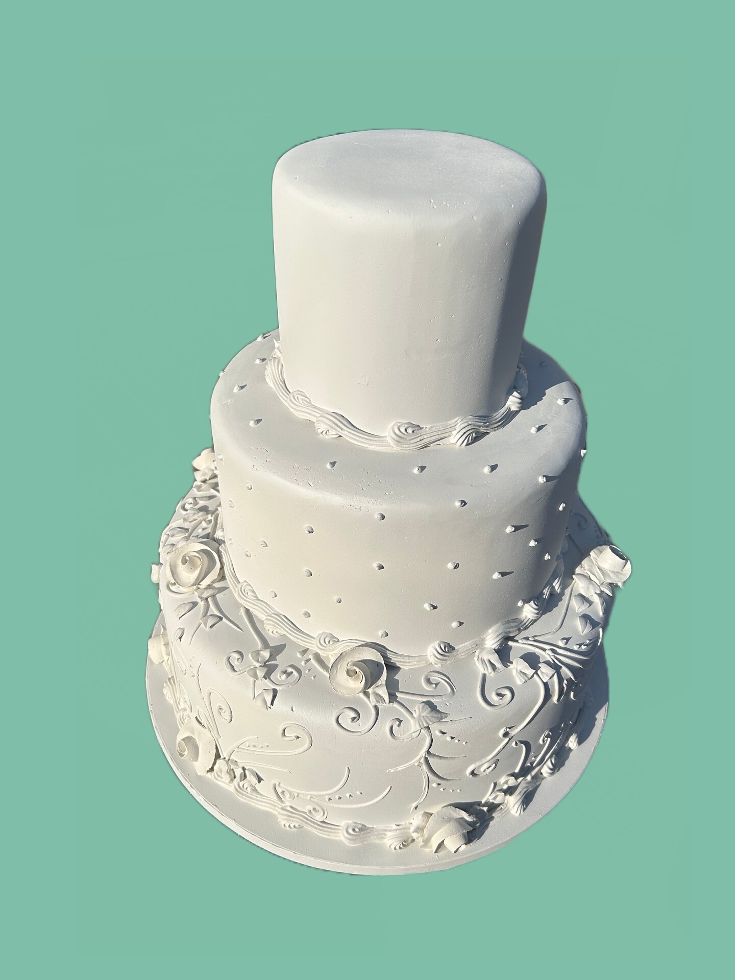 Artificial Wedding Cake 3Tier- 14,10,6” Round Tiers | MakerPlace
