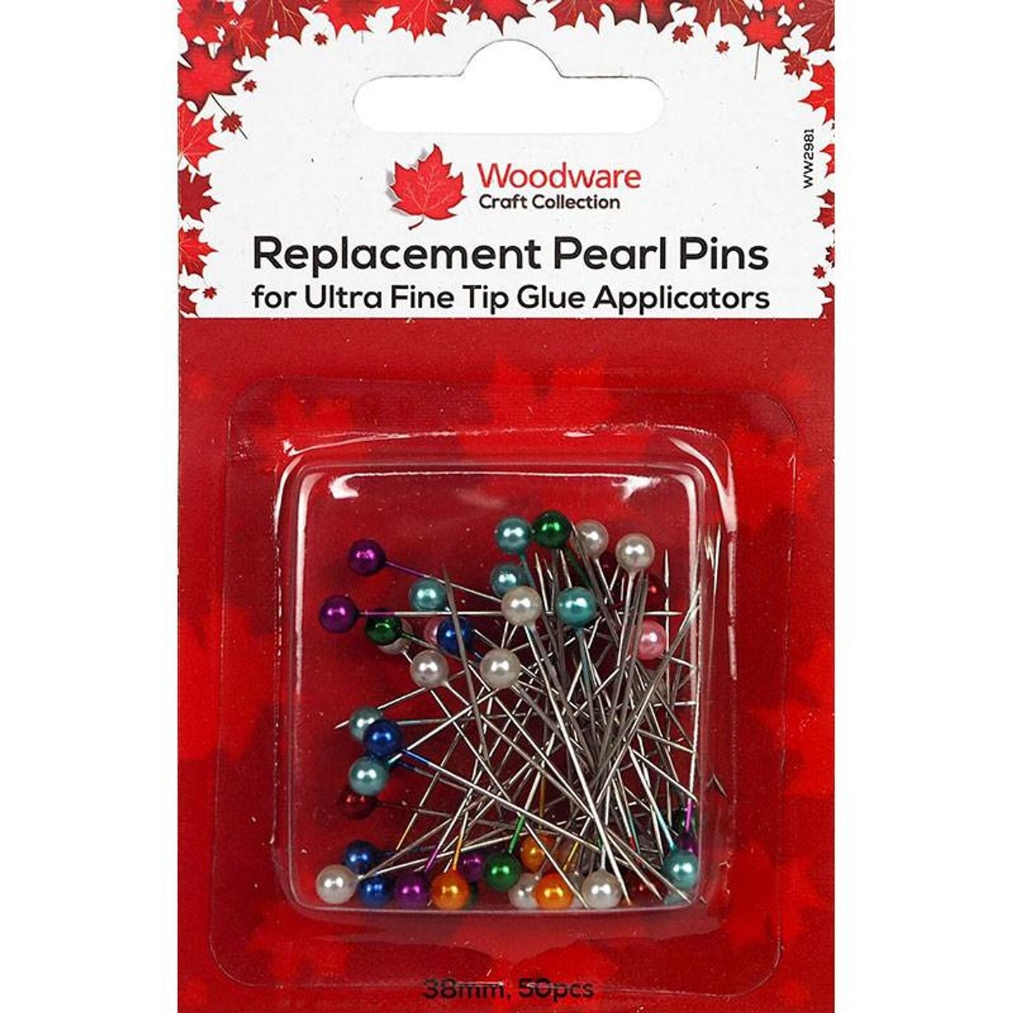 Woodware Craft Collection Woodware Stainless Steel Pearl Pins