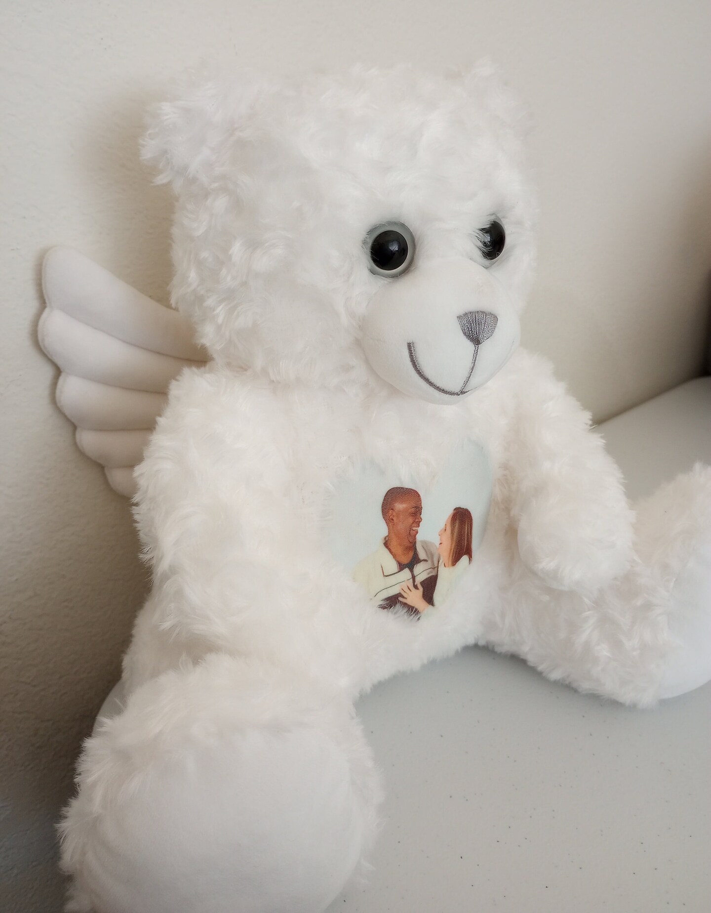 White Angel Bear with Wings | MakerPlace by Michaels