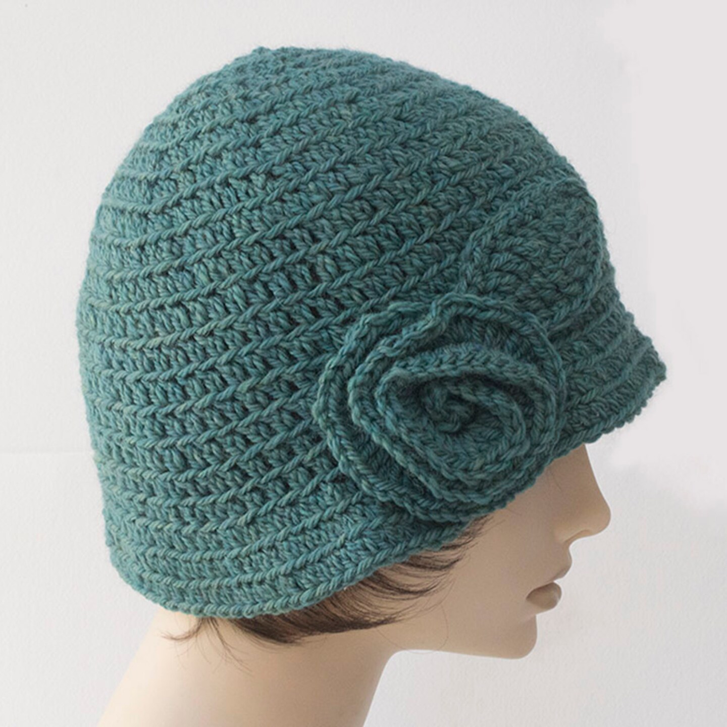 Crochet cloche hats for sale on sale