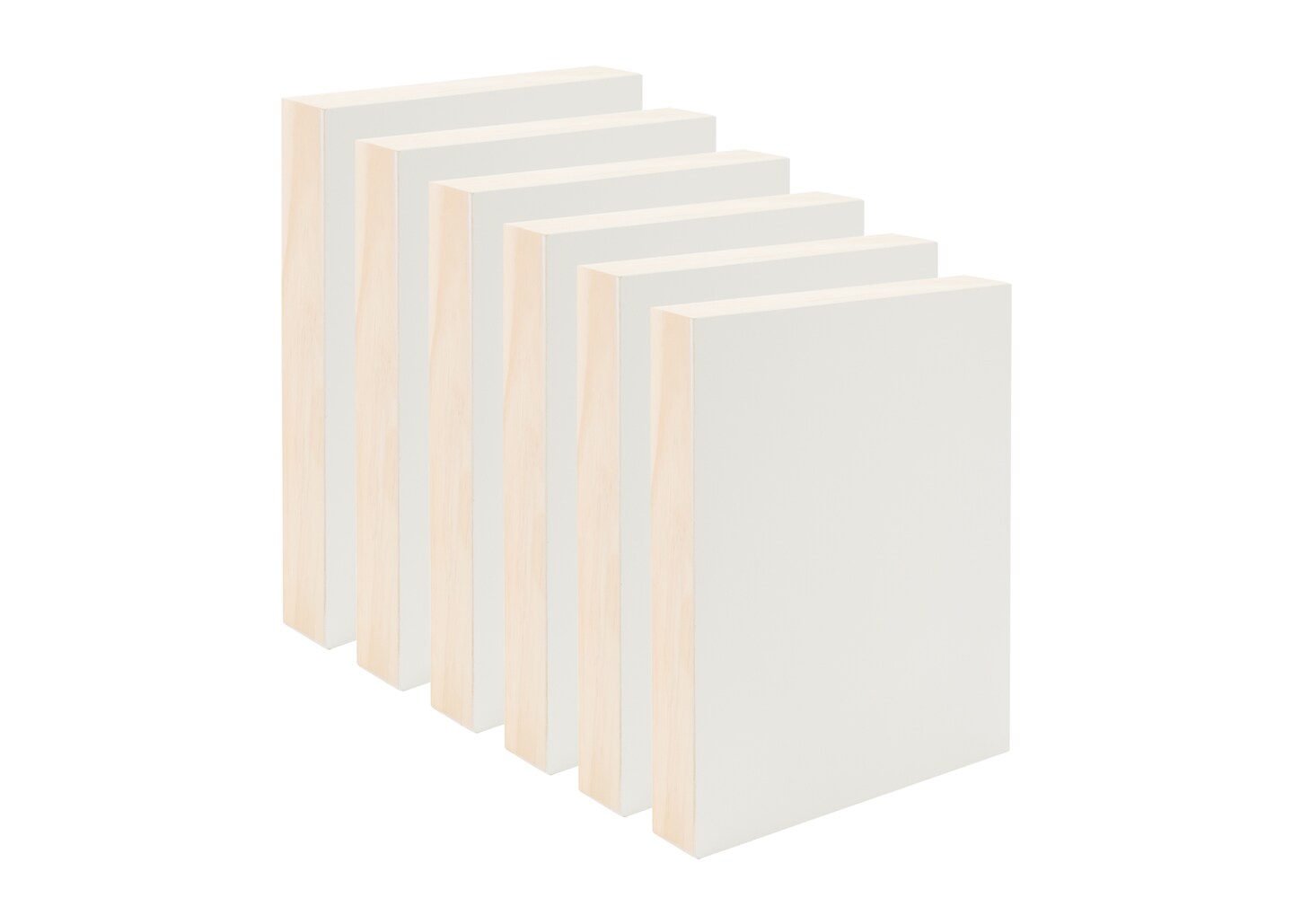 Da Vinci Pro Resist-Grip Coarse Textured Gesso Board, 2&#x22; Depth Multipack Art Boards for Painting, White Acrylic Polymer with Quartz Sand, Warp-Resistant Cradled and Sealed MDF Panel