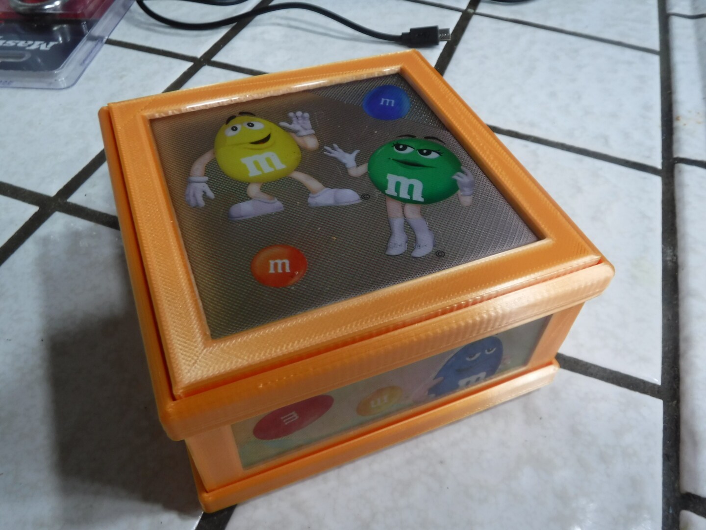 m and m Theme Jewelry Box