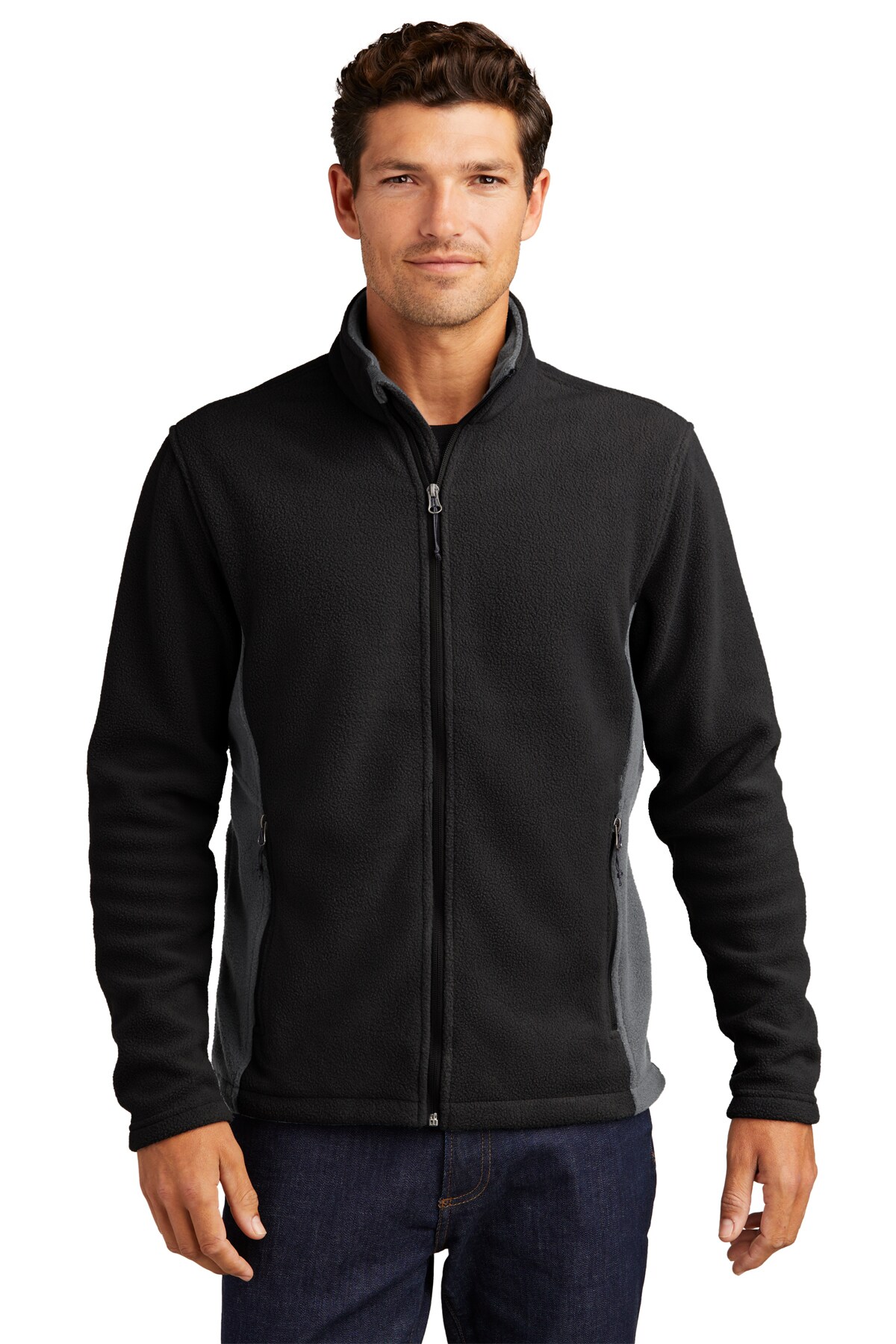 Port Authority&#xAE; Colorblock Value Long Sleeve Fleece Jacket