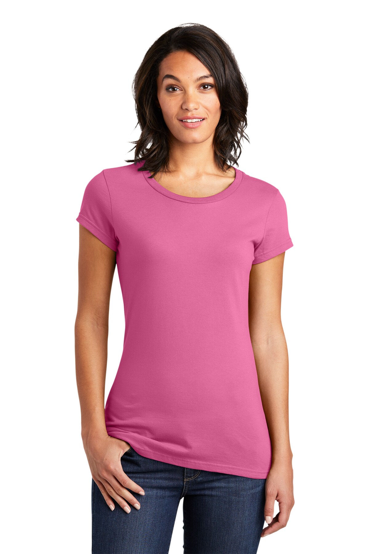 District&#xAE; Women&#x27;s Fitted Crew Neck T-Shirt