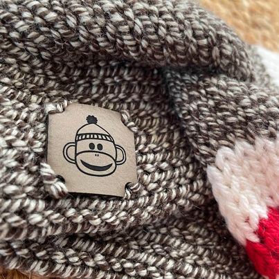 Sock Monkey Inspired Knit Twist Headband, Ear Warmers | MakerPlace