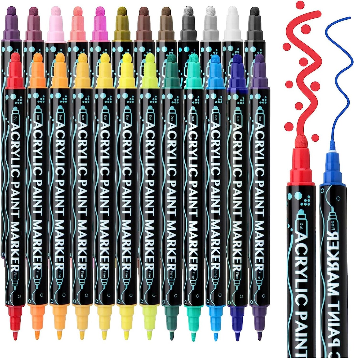 Vibrant Colored Sharpies for Creative Projects