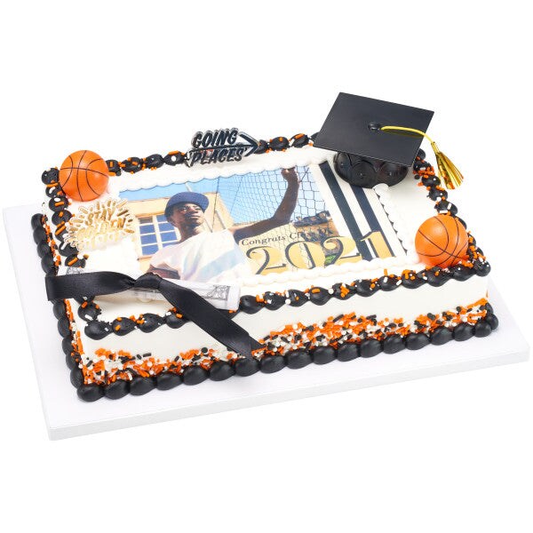 3D Basketball Cupcake Rings, 12ct