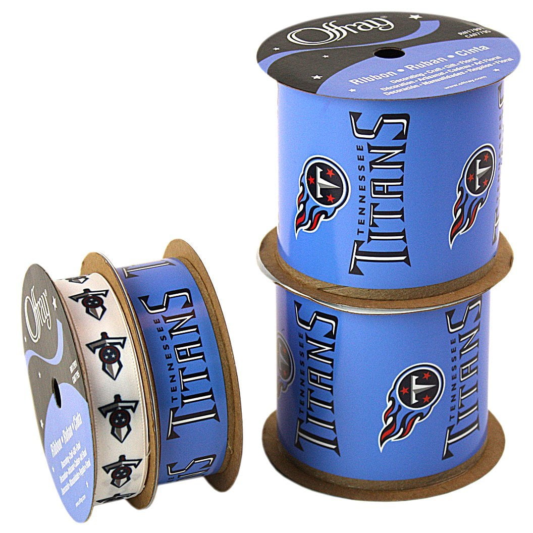 Titans Printed Ribbon 4 Pack