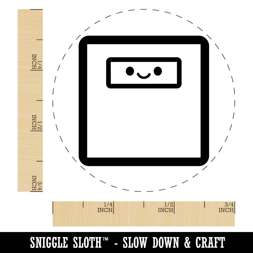 Happy Scale Weight Tracker Self-Inking Rubber Stamp Ink Stamper for Stamping Crafting Planners
