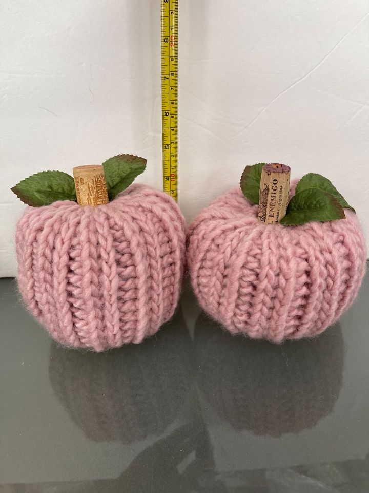 Dusty Rose Chunky Pumpkins - home Decor
