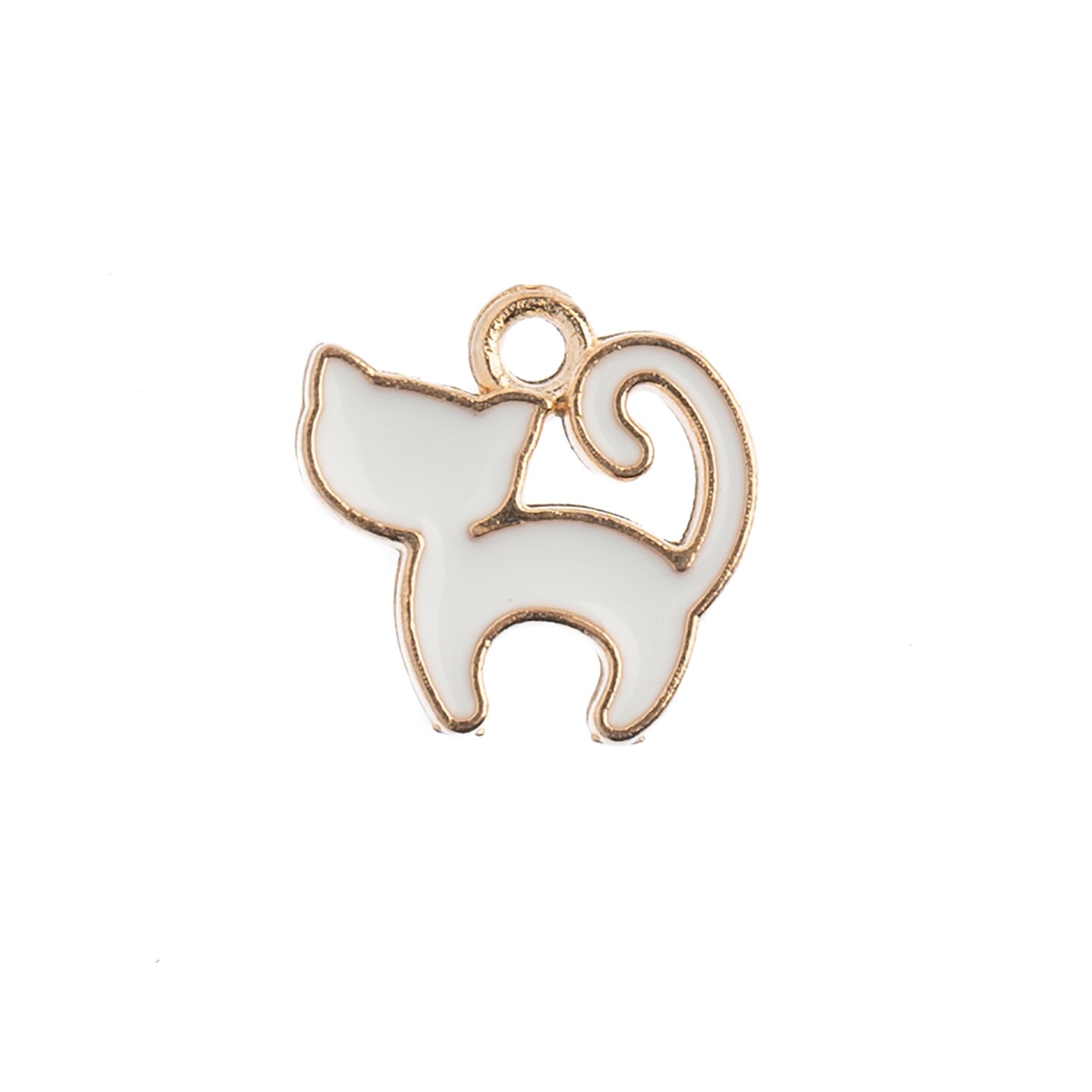 John Bead Sweet &#x26; Petite Kitty Cat Charms, 10pcs