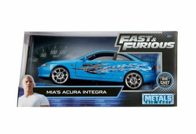 The Fast and the Furious Mia&#x27;s Acura Integra Type-R 1:24 Die Cast Vehicle