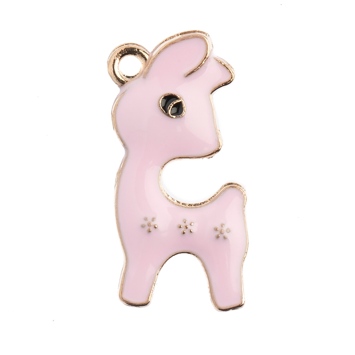 John Bead Sweet &#x26; Petite Deer Charms, 8pcs