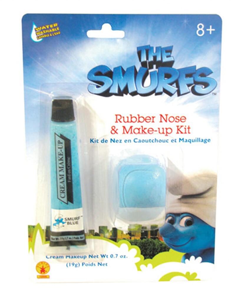 The Smurfs Rubber Nose &#x26; Makeup Kit