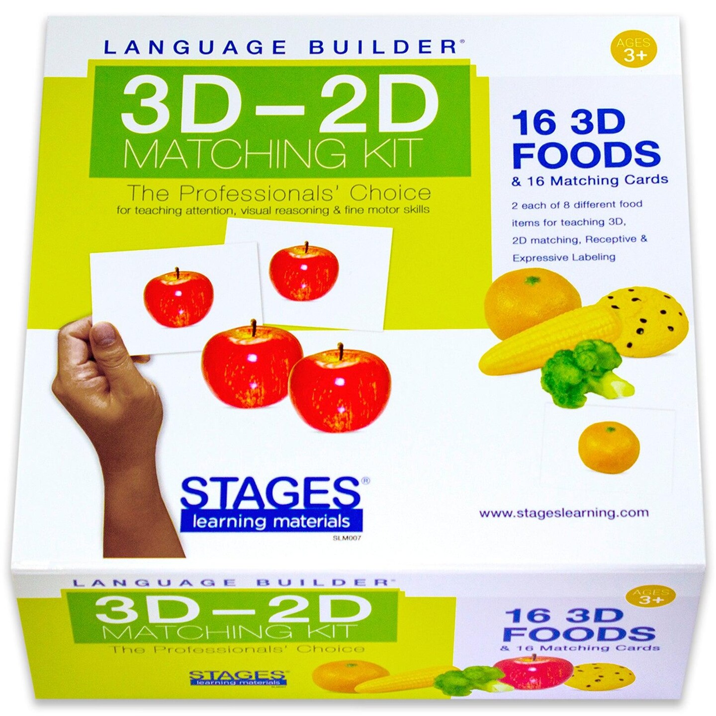 Language Builder&#xAE; 3D-2D Matching Kit, Foods