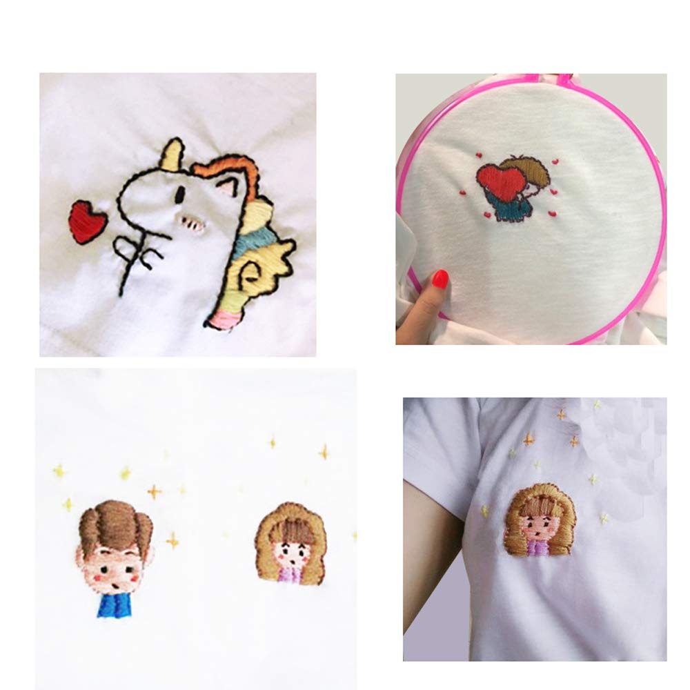 50 Pieces Skeins Rainbow Color Embroidery Floss Cross Stitch Embroidery Thread Cotton Floss Bracelet Yarn, Craft Floss