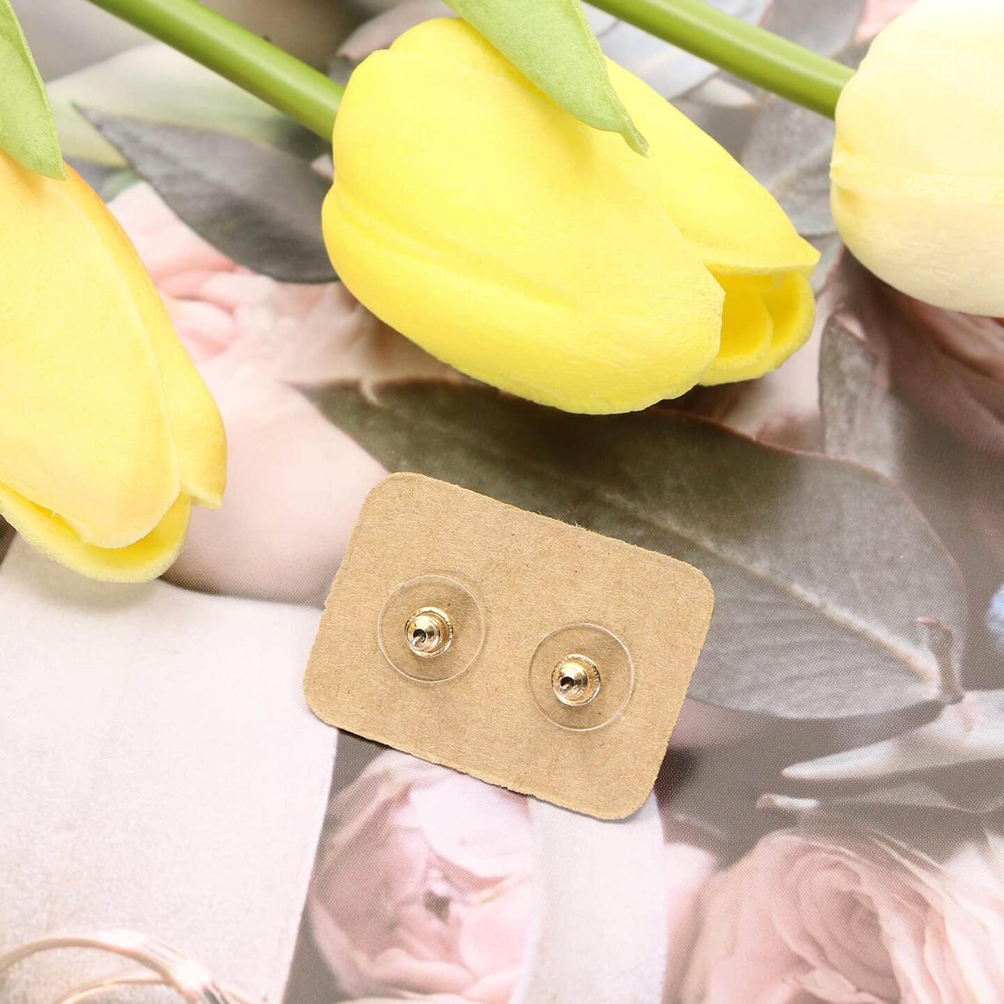 50Pcs Clear Disc Pads to Stabilize Earrings, Plastic Discs for Earring Backs and Jewelry Crafts