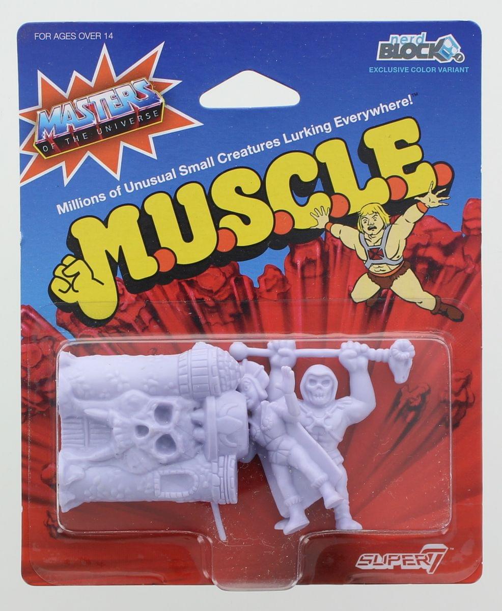 Masters of the Universe M.U.S.C.L.E. 3-Pack: Skeletor II, Castle Greyskull, Evil Lyn