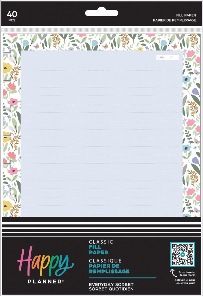 Happy Planner Classic Fill Paper-Everyday Sorbet