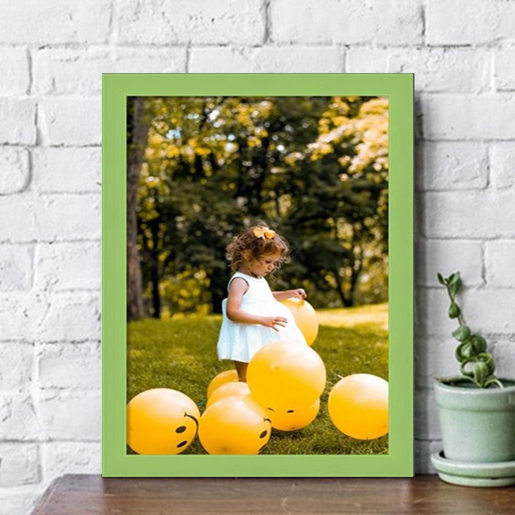 Modern Flat Green Picture Frame Gallery Wall