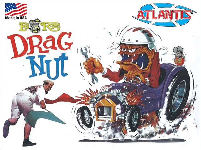 Atlantis Plastic Model Kit-Ed Roth Drag Nut