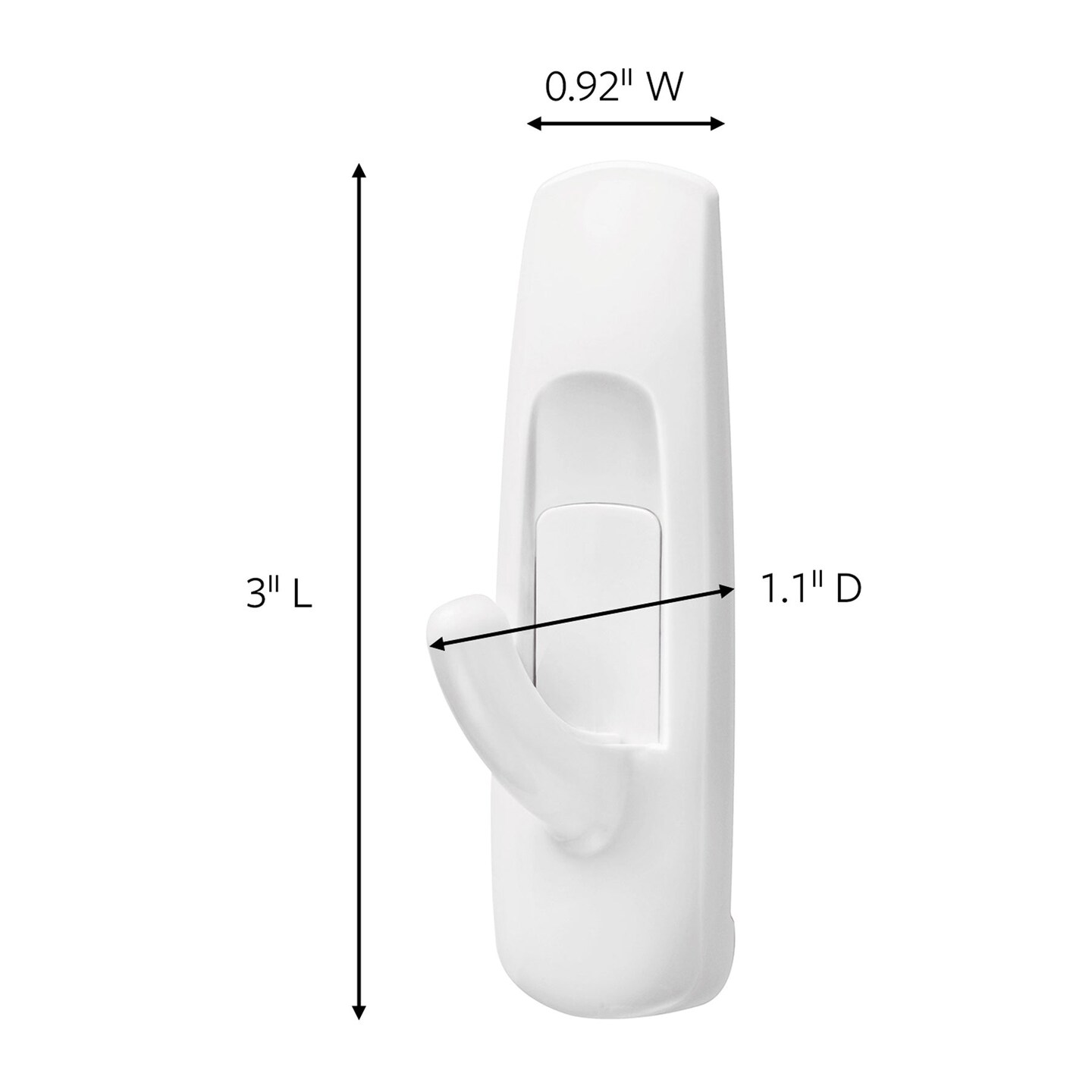 Command&#x2122; Medium Utility Hooks Multi-Pack, 6 Per Pack, 3 Packs