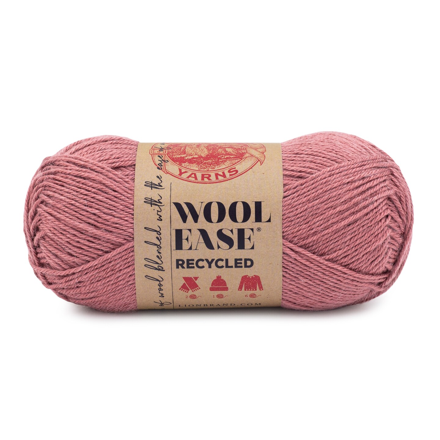 Lion Brand Wool-Ease Recycled Yarn-Terracotta
