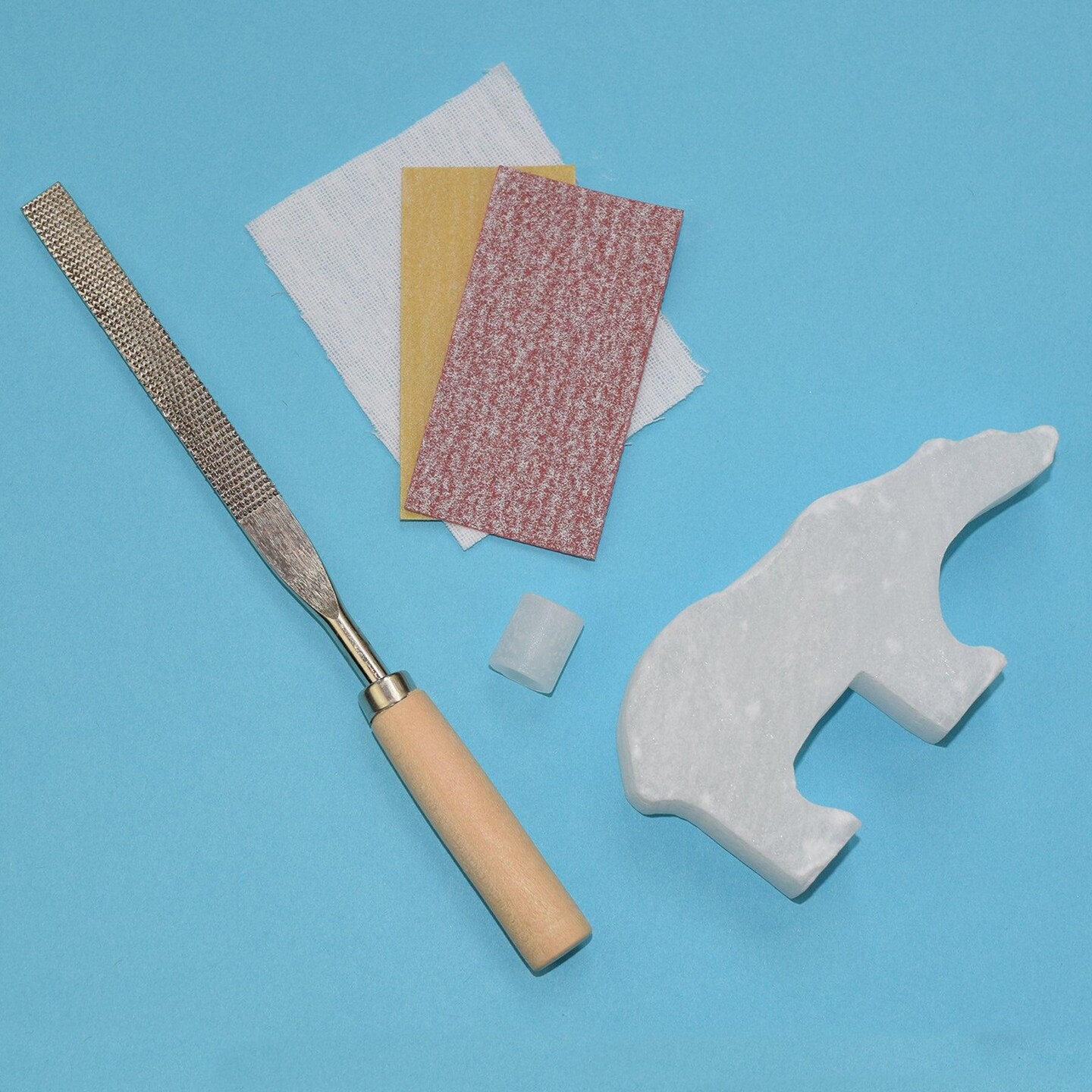 Mothers Day Gift - Polar Bear Alabaster Carving Kit