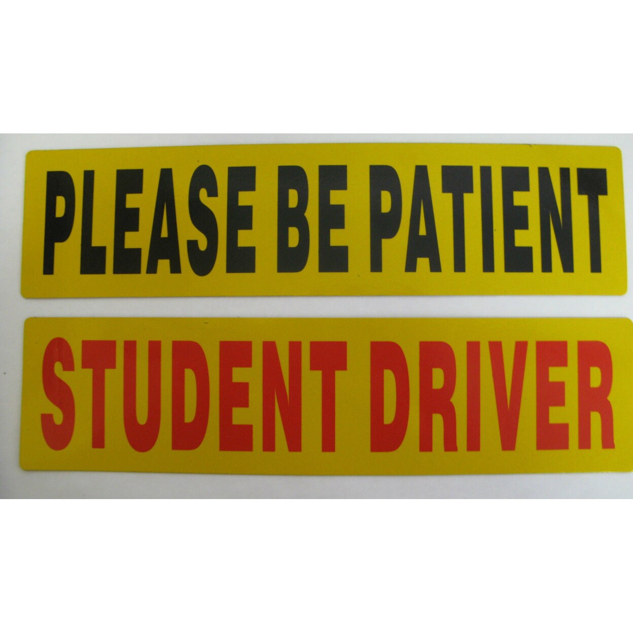 Please Be Patient And Red Student Driver Magnet Magnetic Vehicle Car Signs
