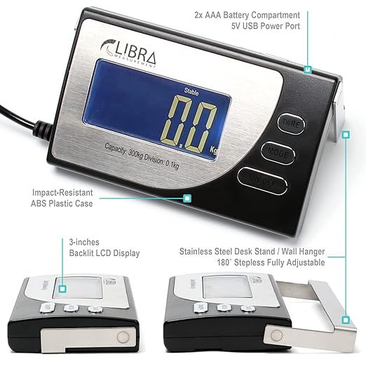 Libra Measurement&#xAE; Digital Heavy Duty Postal Shipping Scale