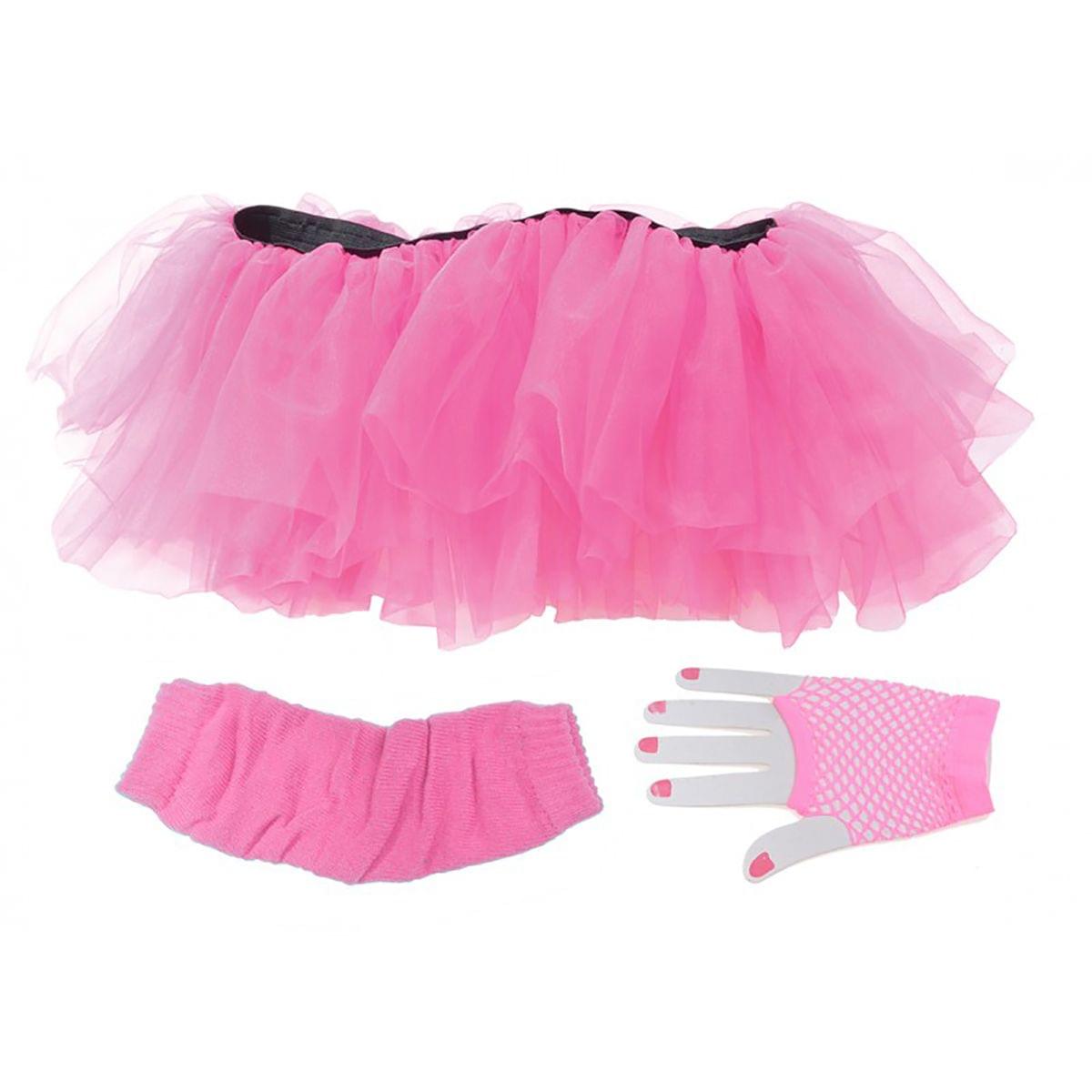 Tutu Set Neon Pink Adult Costume OS | Michaels