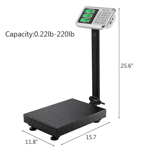 TUFFIOM&#xAE; Digital Floor Heavy Duty Folding Scales
