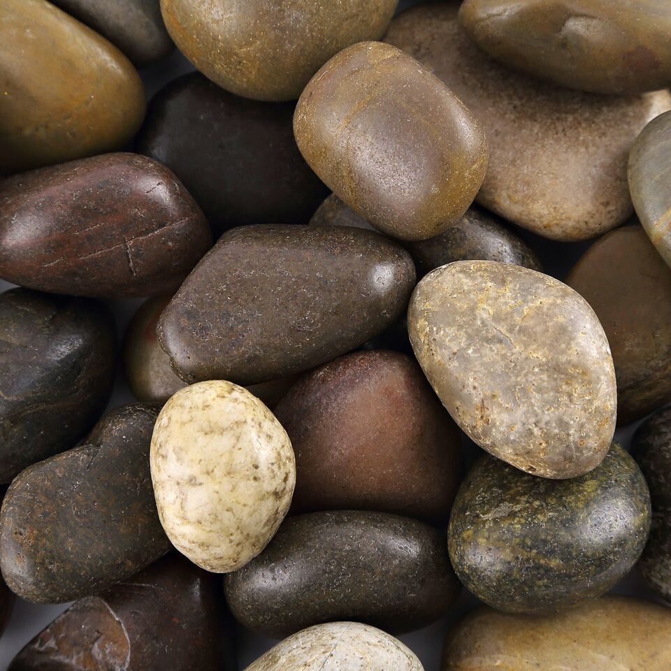2 lbs Assorted Brown Natural Gravel Pebble Stones Vase Fillers