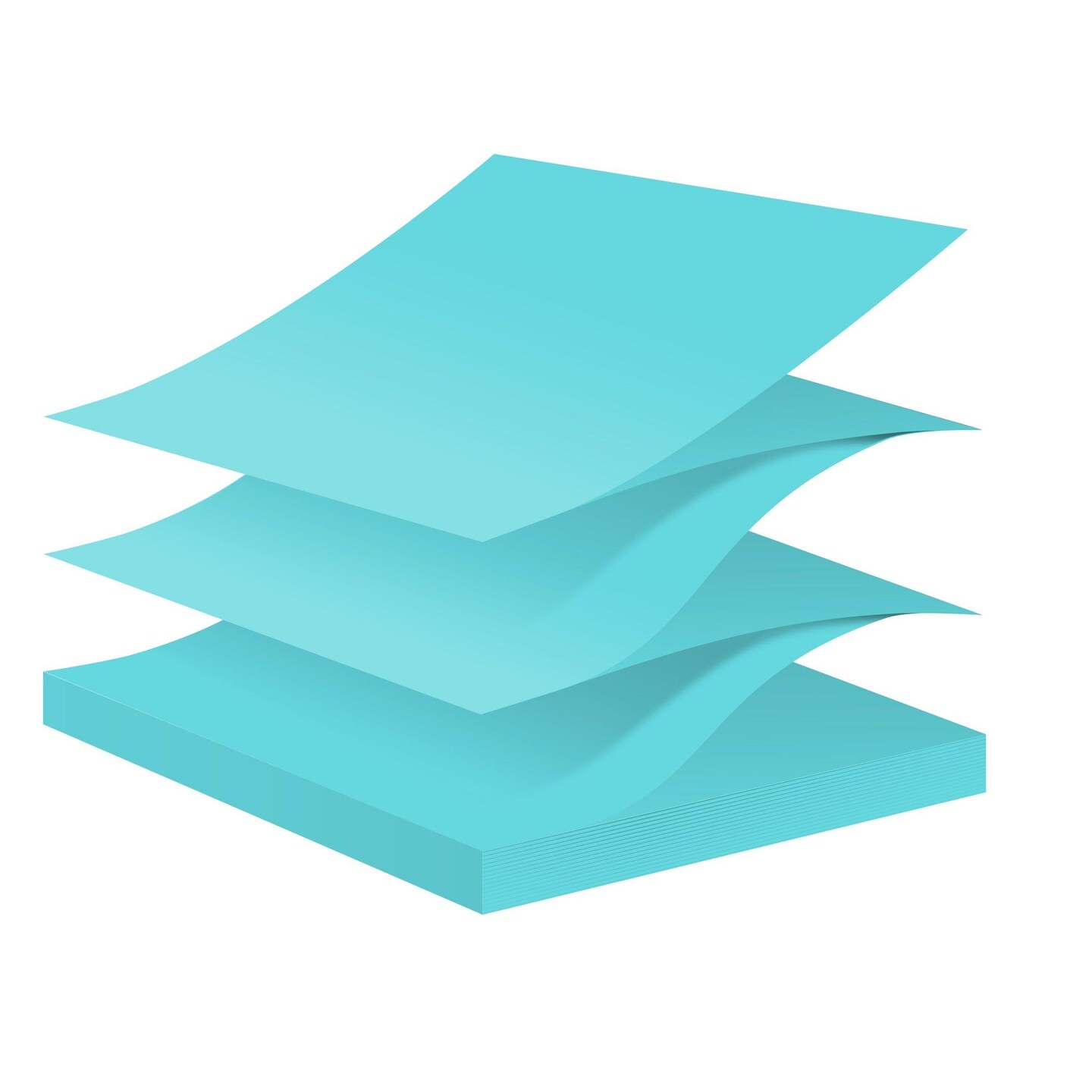 Pop-up Notes, 3&#x22; x 3&#x22;, Assorted, 100 Sheets/Pad, 5 Pads/Pack, 2 Packs