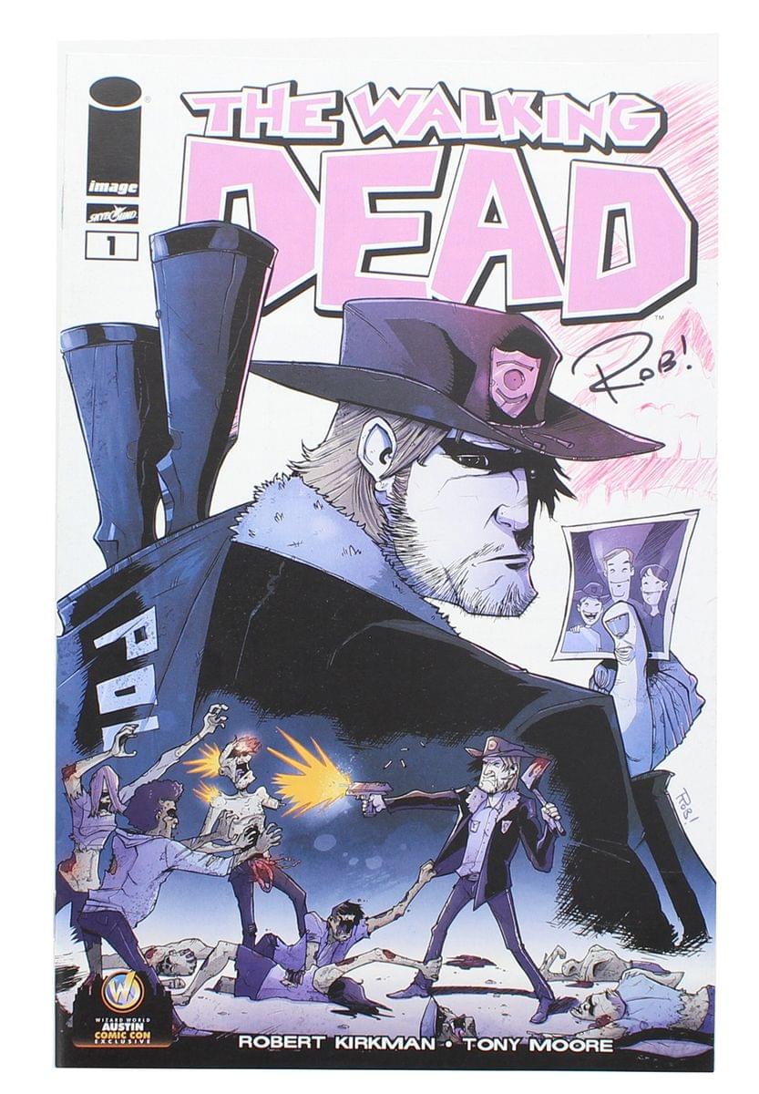 Image Comics The Walking Dead #1 | WW Austin Color Cover | AUTOGRAPHED - Rob Guillory