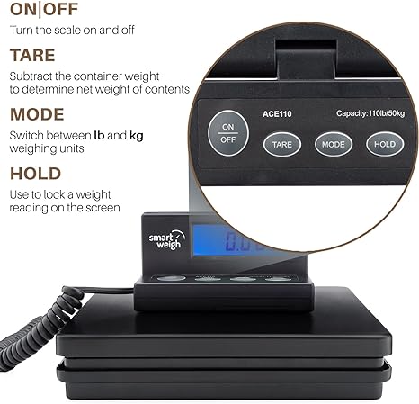 Smart Weigh&#xAE; Digital Shipping and Postal Weight Scale