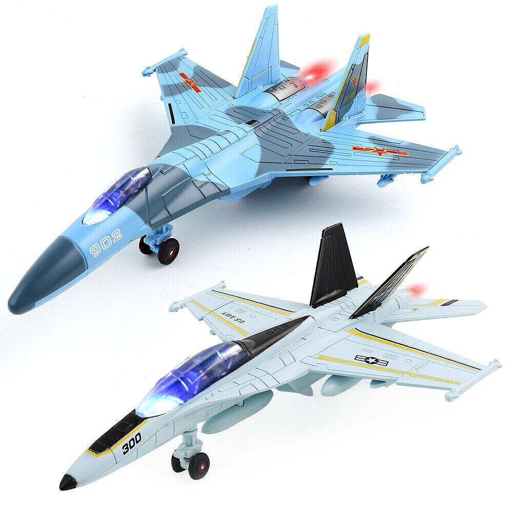 Kitcheniva 1:72 Scale Fighter Jet Aircraft Diecast Plane Model with Light and Sound