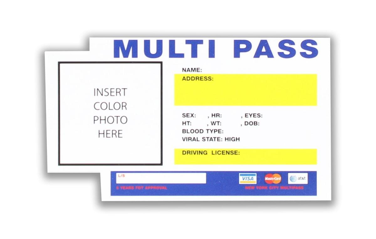 Fifth Element Multi Pass Sticker