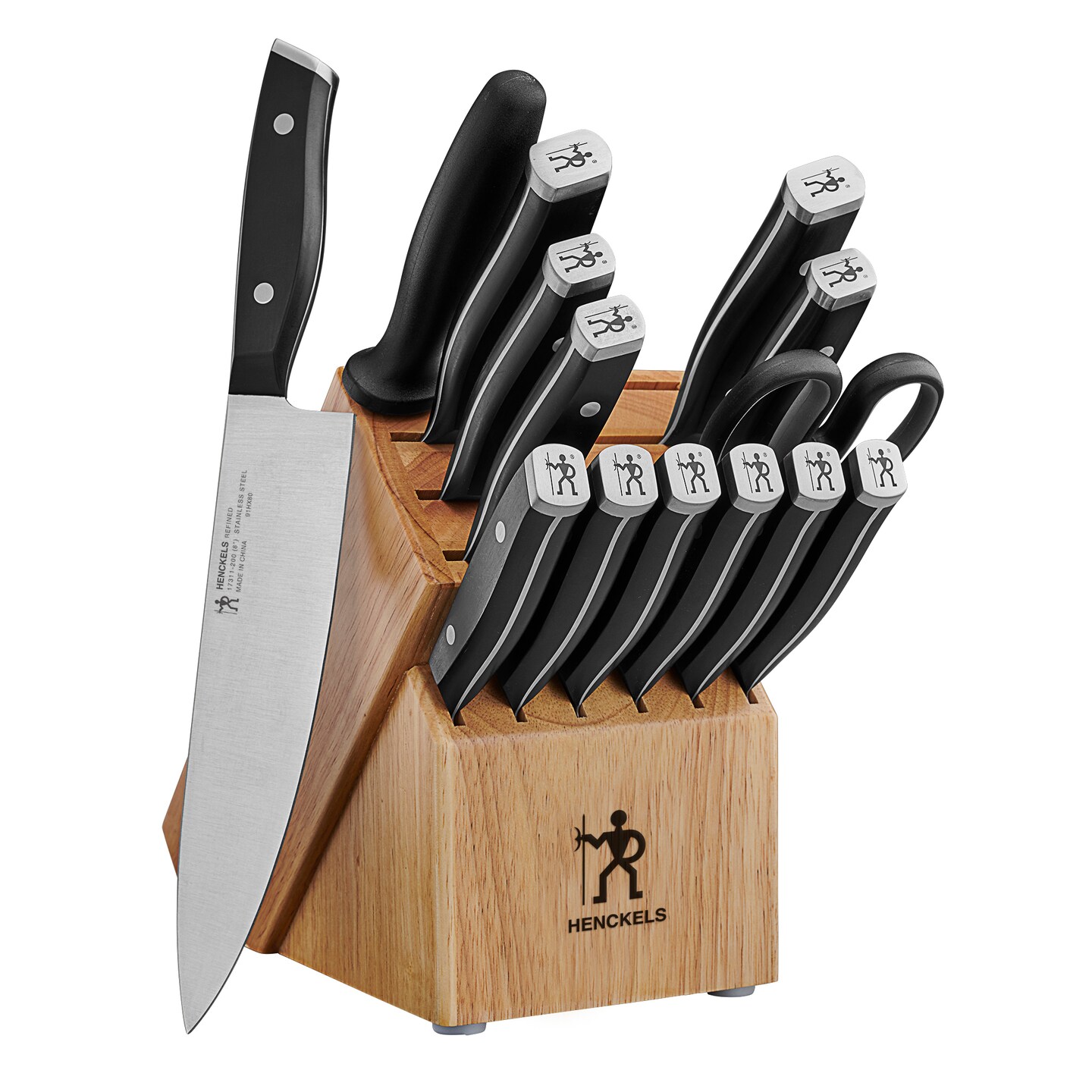Henckels Refined 15-pc Knife Block Set