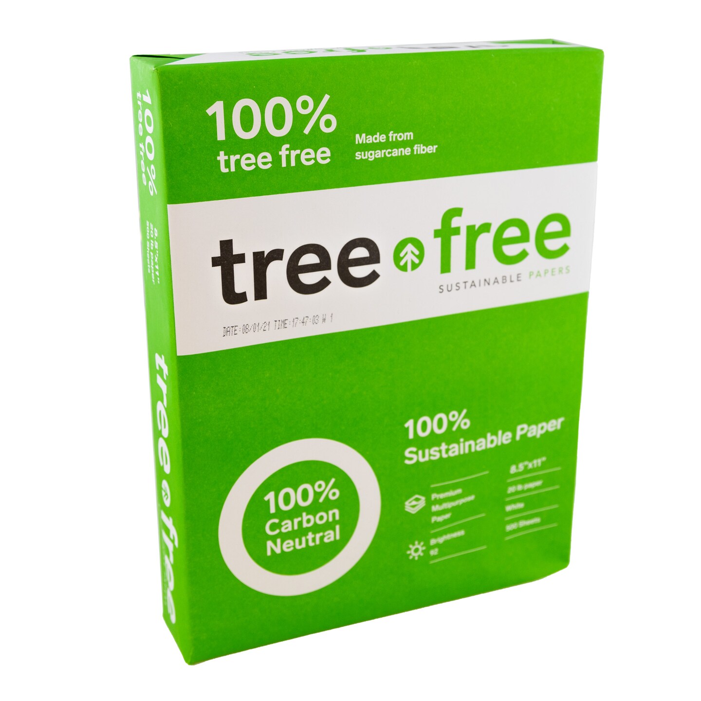 BAZIC TREE FREE (92) 8.5" X 11" White Copy Paper (500 Sheets/Ream)