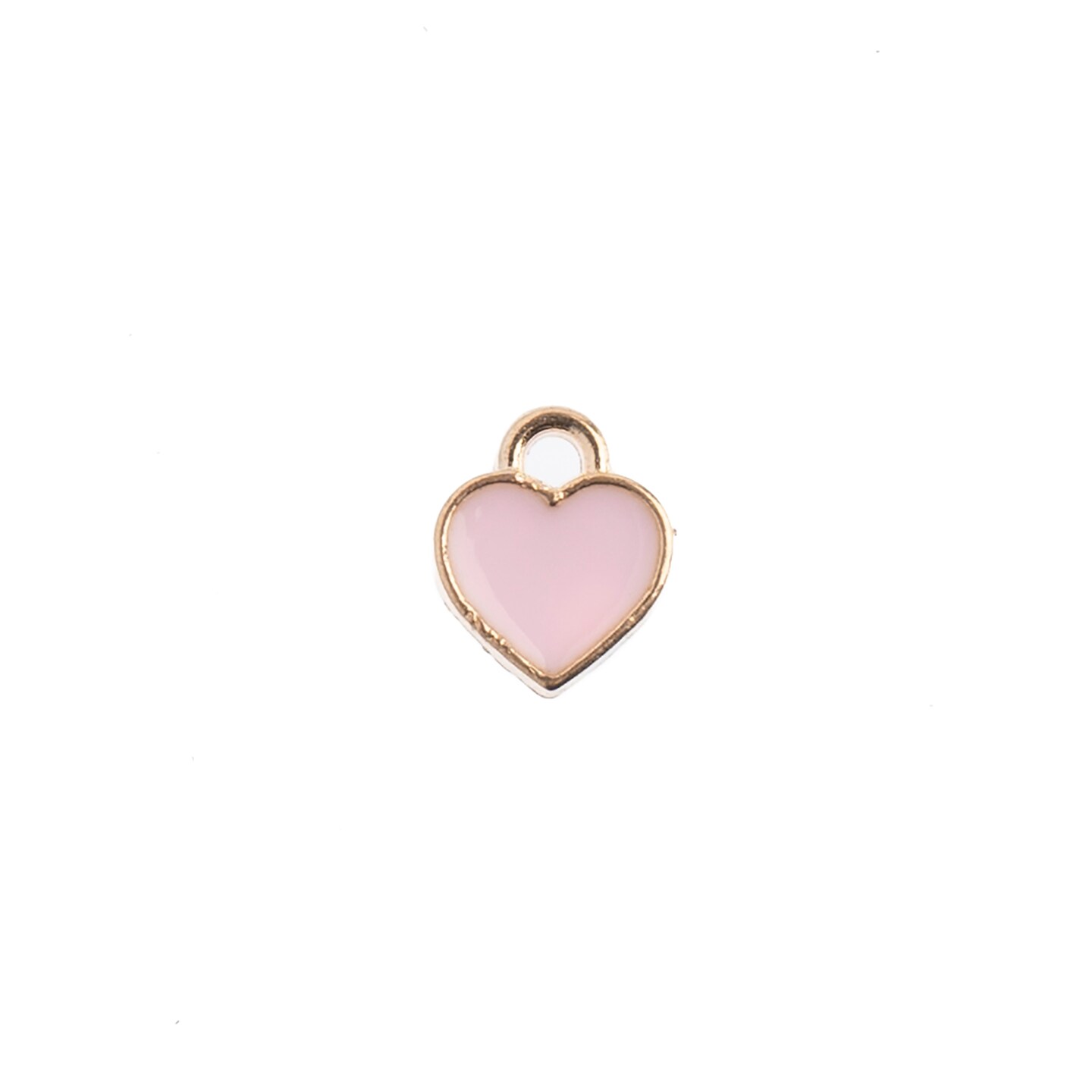 John Bead Sweet &#x26; Petite Small Hearts Charms, 10pcs