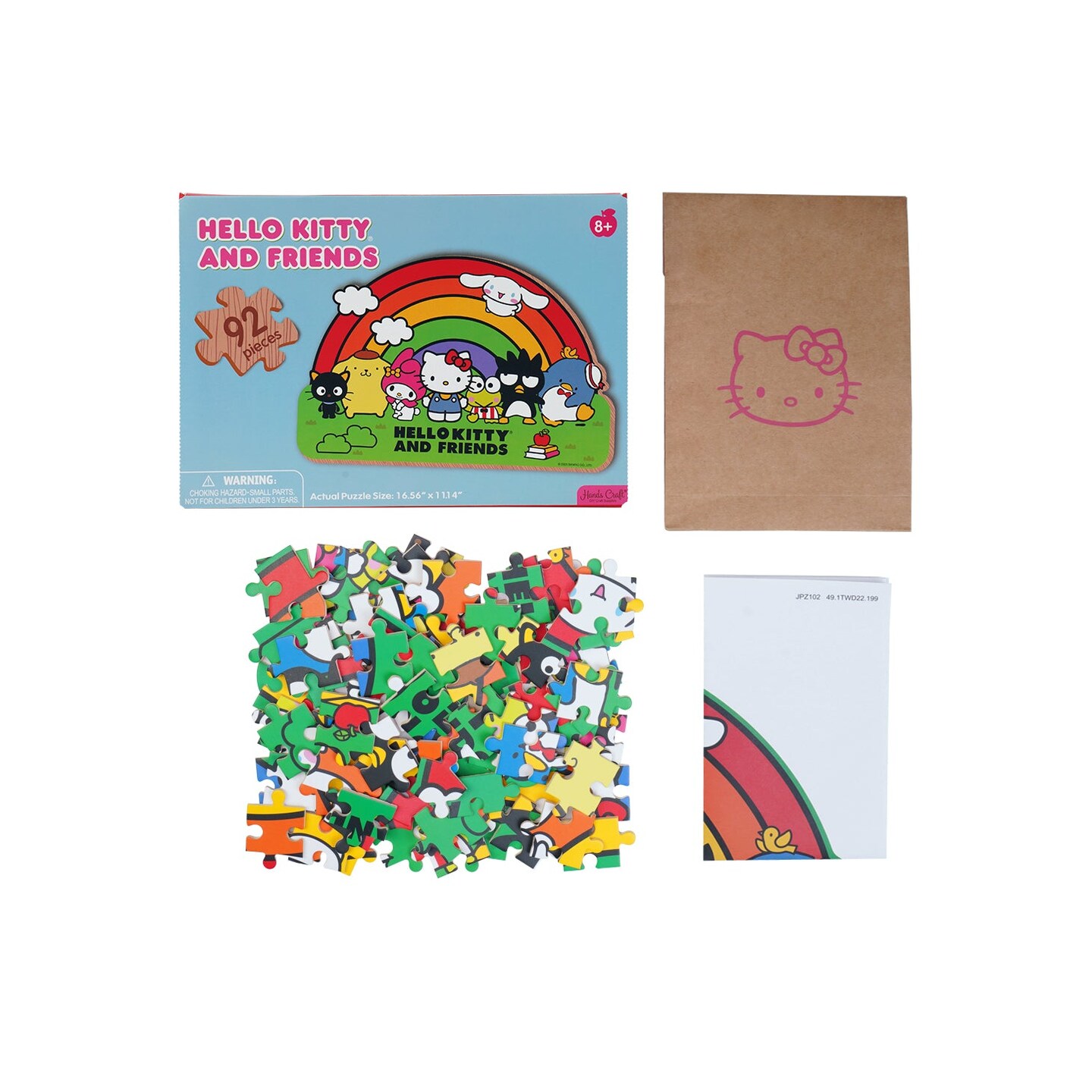 Wooden Jigsaw Puzzle | Hello Kitty&#xAE; and Friends Rainbow