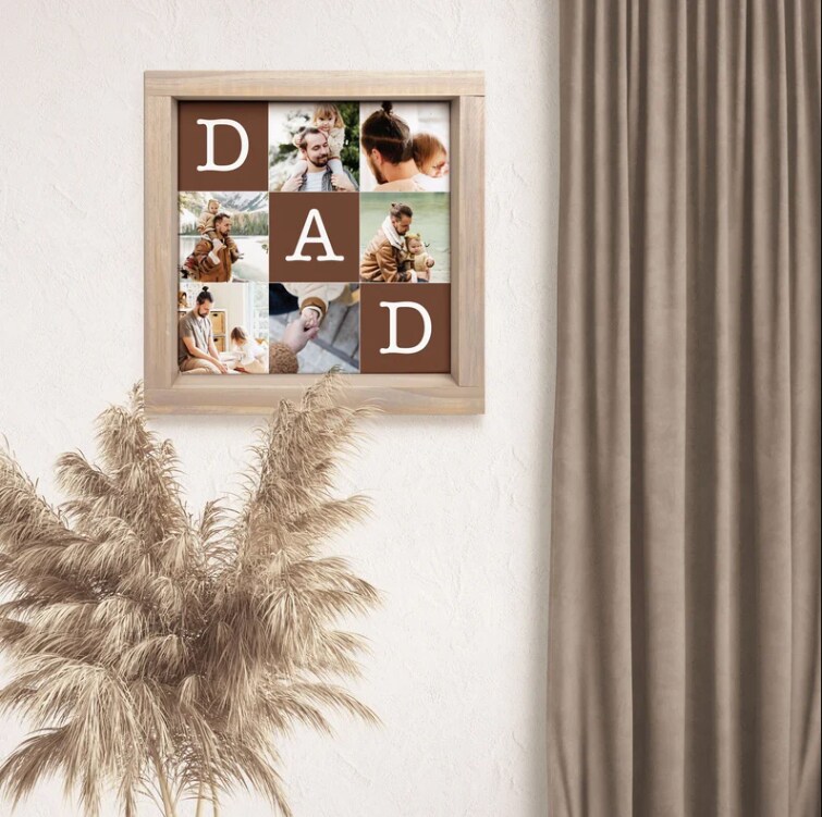 Dad - Six Photo Father's Day Collage — Your Custom Photos Printed on ...