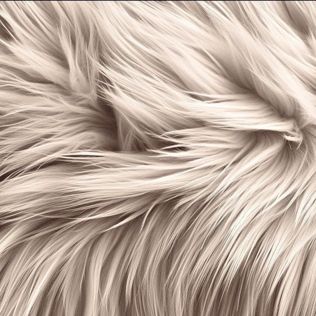Faux Fur Fabric | Round Circular Fluffy Shaggy Faux Fur Fabric | Use ...