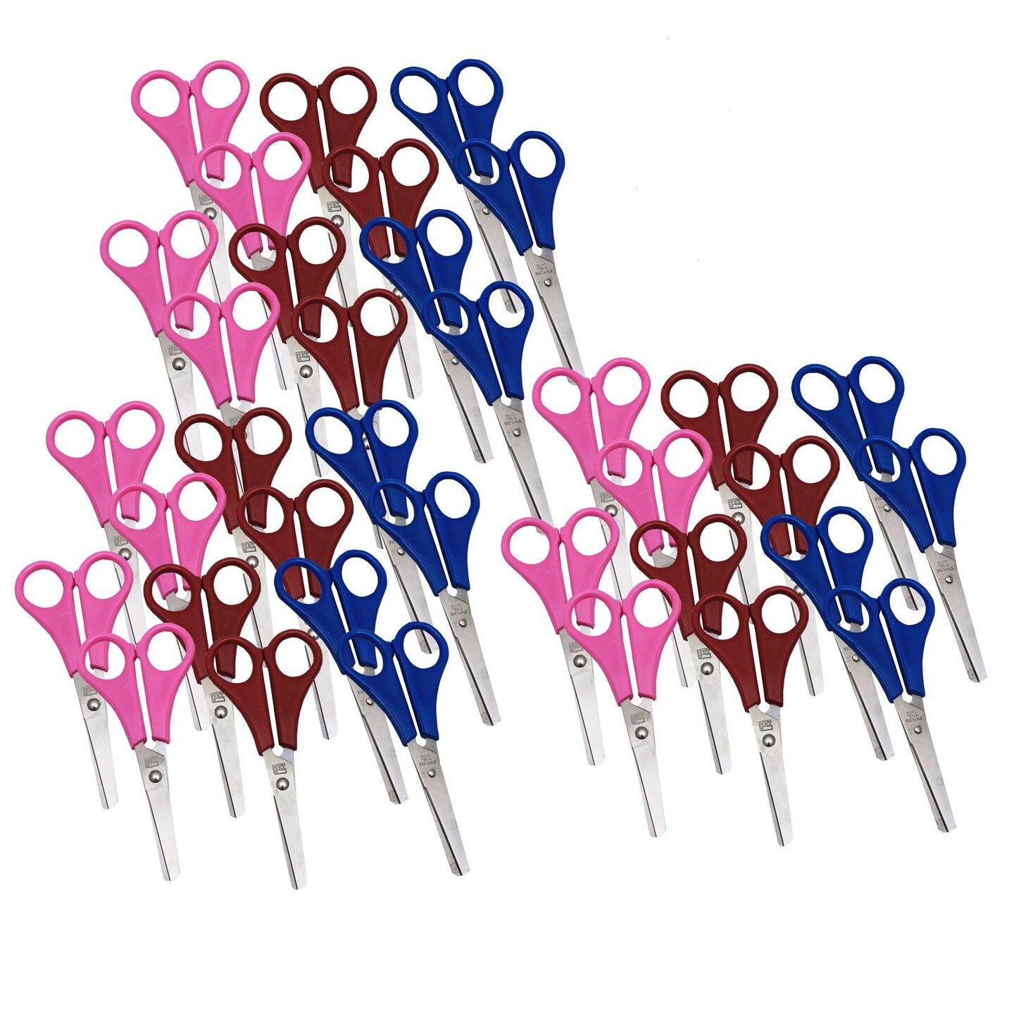 Children&#x27;s 5.5&#x22; Scissors, Blunt Tip, Assorted Colors, Pack of 36